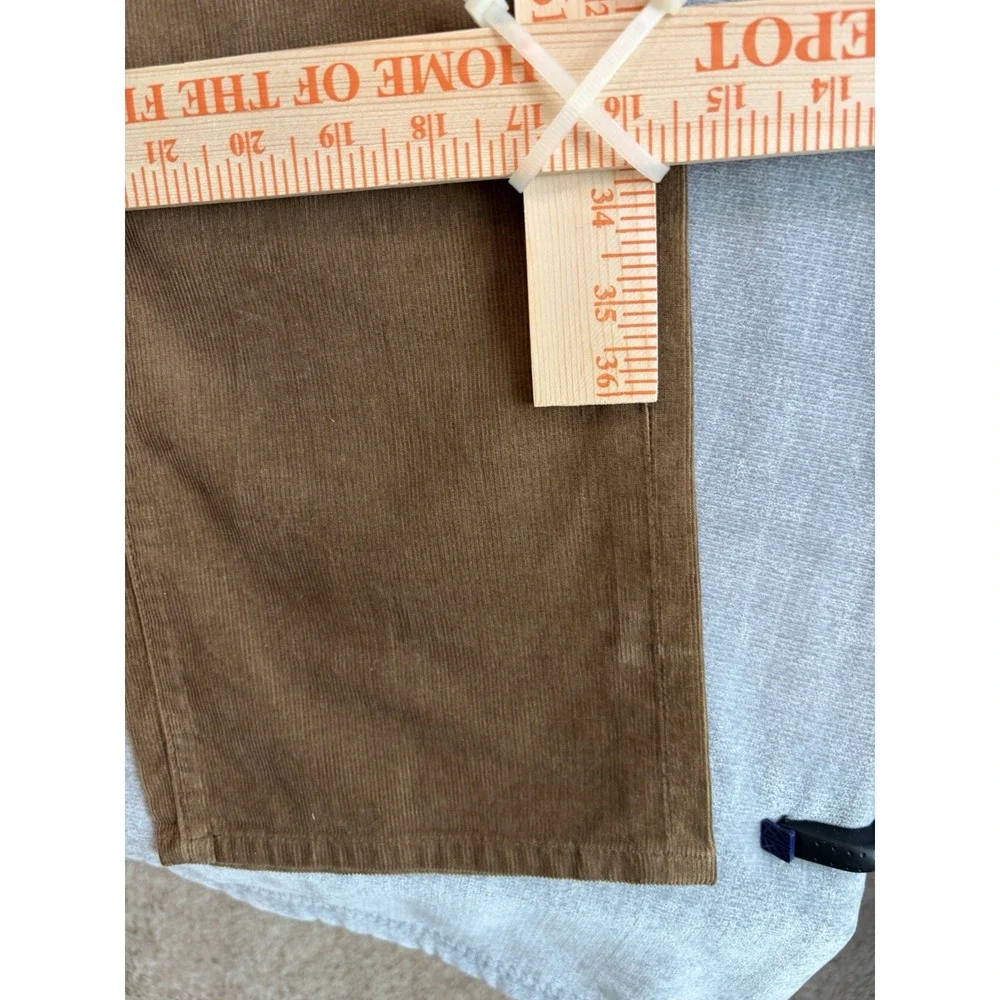 Lands' End Women's Traditional Fit 5 Pocket NWT Corduroy Pants Gold  Size 16